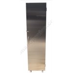 Ανοξείδωτο καρότσι μεταφοράς δίσκων ερμάριο με ανοιγόμενη πόρτα